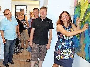 Die gebürtige Coburgerin Diana Hildebrand stellt am Wochenende in Seßlach aus. Foto: Bettina Knauth