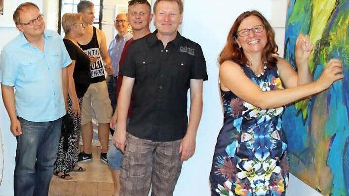 Die gebürtige Coburgerin Diana Hildebrand stellt am Wochenende in Seßlach aus. Foto: Bettina Knauth