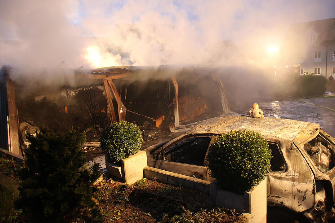 Garagenbrand in Rödental II