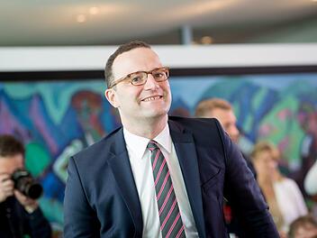 Bundesgesundheitsminister Jens Spahn am 18.4.2018 im Bundeskanzleramt. Foto: Kay Nietfeld/dpa