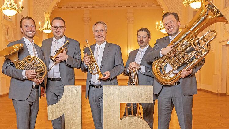 Seit 15 Jahren gibt es das Blechbläserensemble Classic Brass. Am Samstag kommen die Musiker nach Poppenlauer.