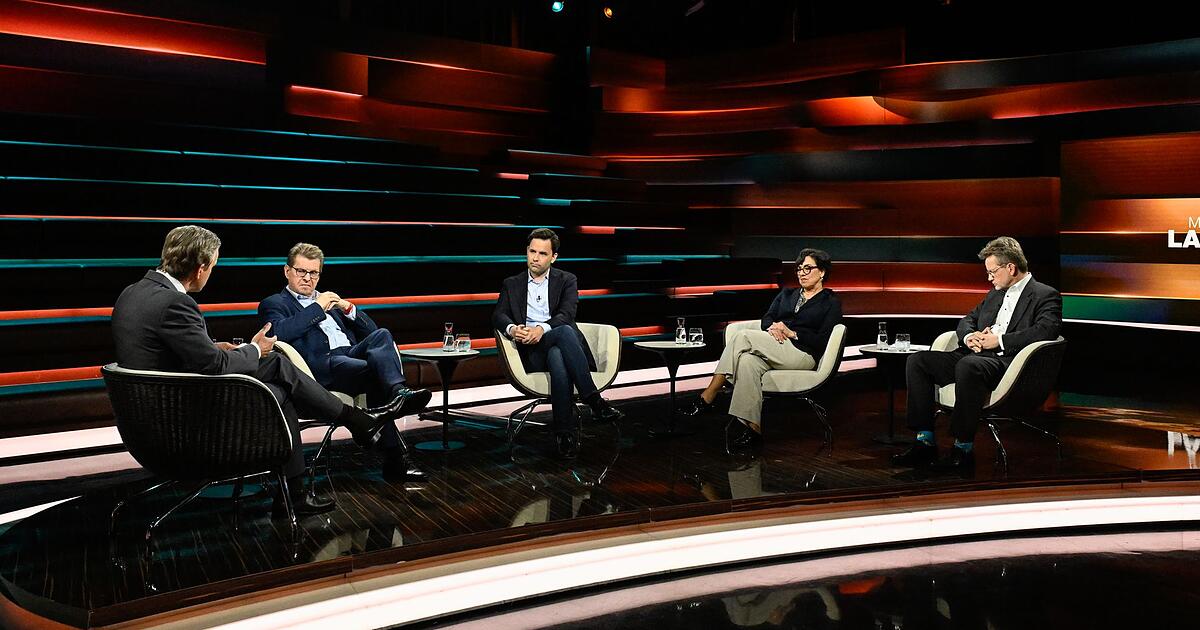 Argument on ZDF: Lanz taunts the CDU/CSU and SPD