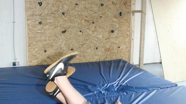 Parkour-Training in der Alten Spinnerei Foto: Sonny Adam