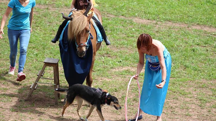 Aufführung der jungen Islandpferde-Reiter vom Altenberg in Oberbach im Jahr 2017.  Foto: Sebastian Schmitt