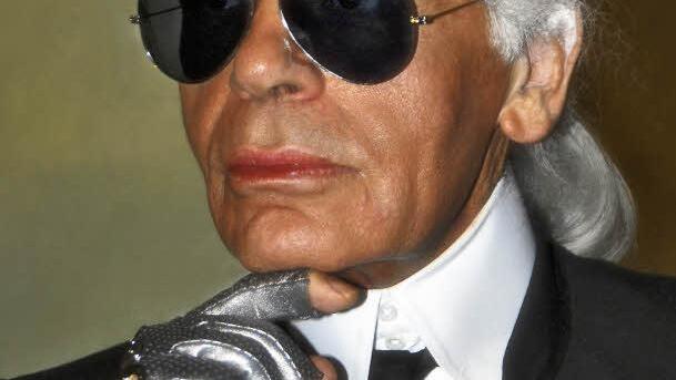 Karl Lagerfeld, aufgenommen von Jürgen Schabel