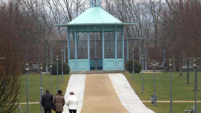 Nur wenige Leute zog es am Neujahrstag hinaus zum Spazierengehen. Der Staffelsteiner Kurpark war deshalb fast menschenleer.