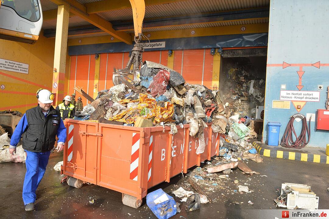 Brand in Müllheizkraftwerk