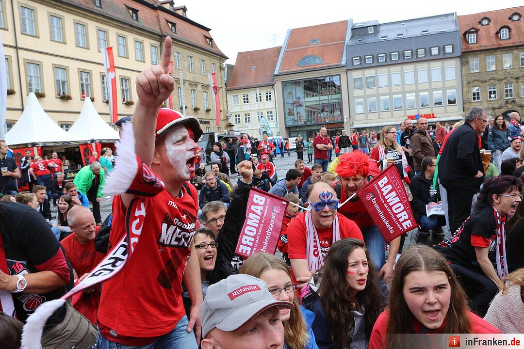 Brose-Baskit zum  achten mal Meister; Foto: Barbara Herbst