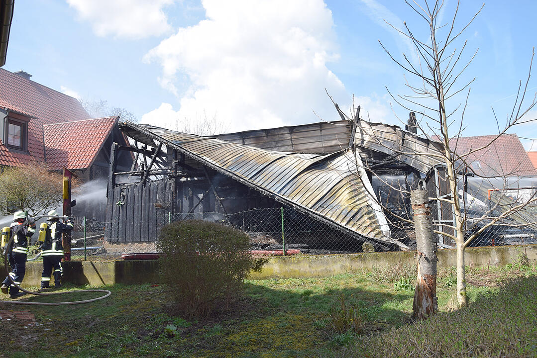 Scheune abgebrannt