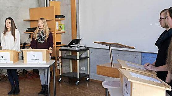Jasmin P&ouml;thig, Julika R&ouml;hrs, Antje Schmidt und Sara Mattik (v. l.) standen im Finale. Foto: Yannick Hupfer