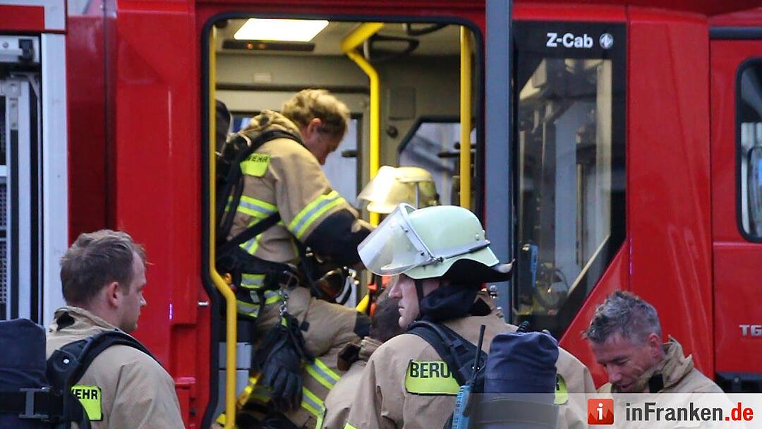 Brand in Fürth mit acht Verletzten