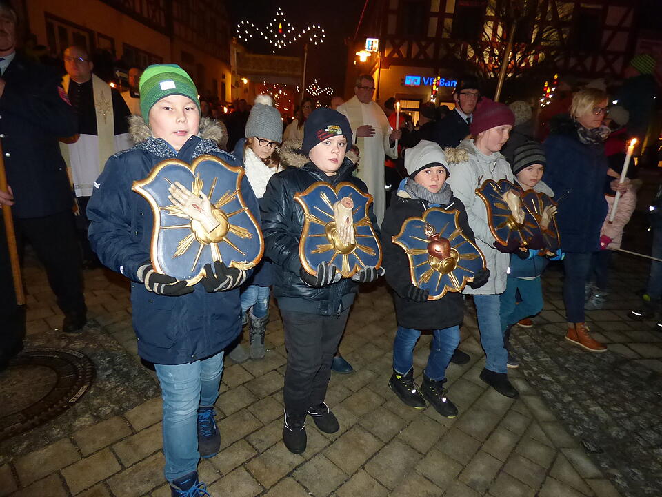 Lichterprozession in Pottenstein 2019
