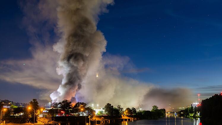 Feuer in Stuttgart
