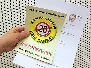 Der Hallstadter Gewerbeverein hat seine Bedenken, was den Plan-Entwurf für Hallstadts Neue Mitte betrifft und wird aktiv. Foto: Anette Schreiber