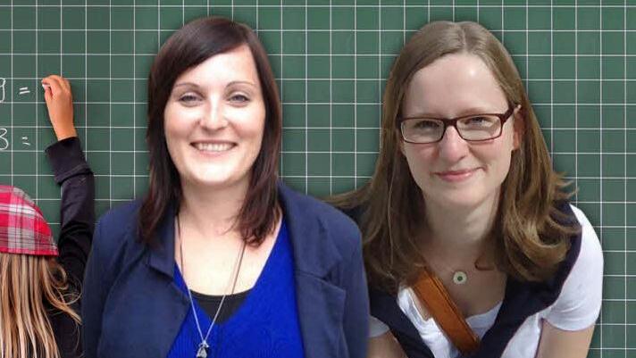 Miriam Meyer-Kaiser (l.) und Kathrin Wittmann beginnen jetzt ihre Lehramtskarriere. Foto: Malbrich