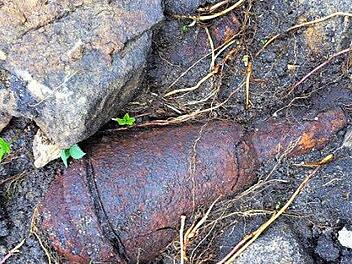 Die Zünder fehlten, Die Panzerfäuste waren nicht mehr gefährlich.  Foto: P