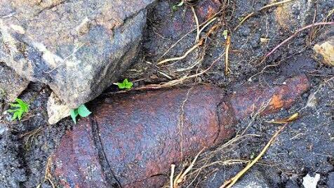 Die Zünder fehlten, Die Panzerfäuste waren nicht mehr gefährlich.  Foto: P