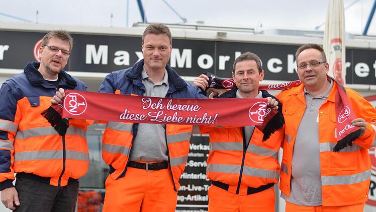 Wolfgang Nägele, Eduard Prechtl, Alfred Föhst und Thomas Krapp (von rechts nach links). Foto: Nikolas Pelke