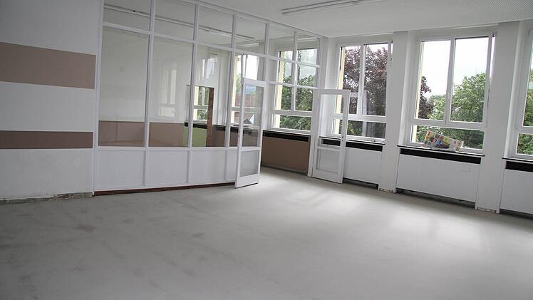 Der Hort ist nach einem ausgeklügelten Farbkonzept gestaltet: Dieser Raum ist in braunen Tönen gehalten.