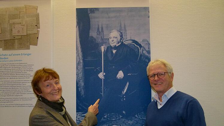 Professor Bernhard Manger und Professorin Renate Wittern-Sterzel gehören zum vierköpfigen Kuratorenteam der Ausstellung.
