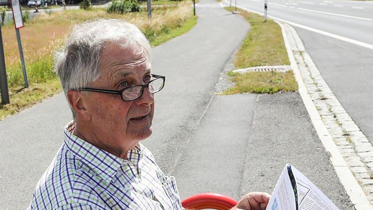 Dieter Groscurth aus Nürnberg unterwegs in Steinbach am Wald.