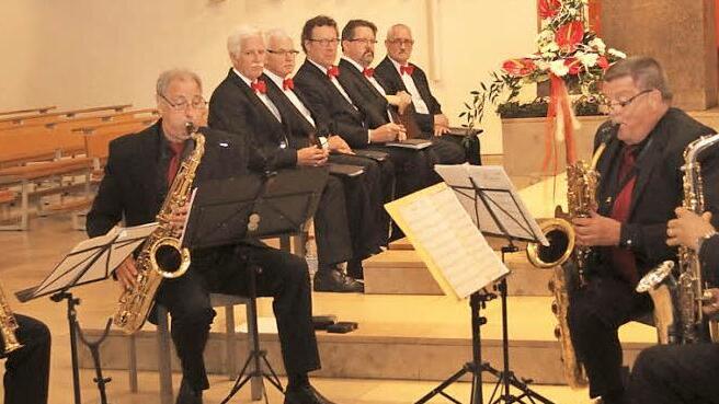 Ein tolles Klangspektrum bot das "Eurode Saxfoonkwartett", so die Originalschreibweise, mit Hans Zegers.