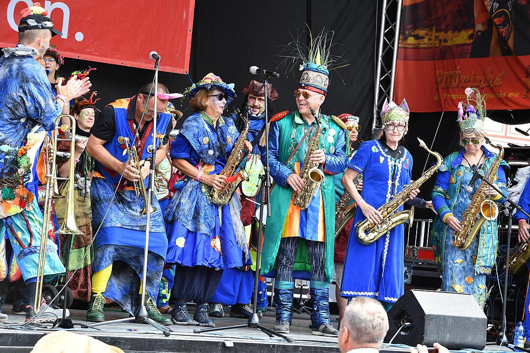 Umzug beim Samba-Festival in Coburg