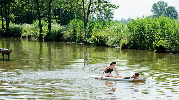 Das Altmühlbad Leutershausen ist eines der wenigen Flussbäder Bayerns.