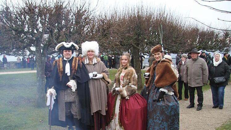 Die historischen Kostüme sorgten zum Neujahr einmal mehr für Bewunderung.