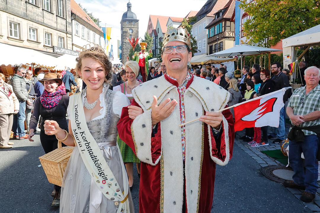 Korbmarkt in Lichtenfels am Samstag