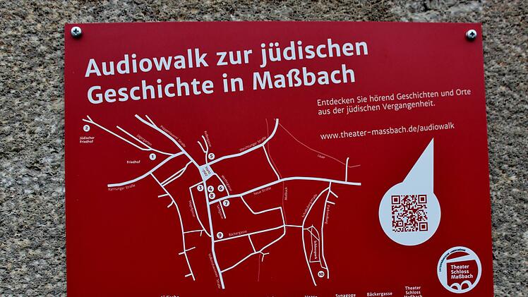 QR Code zum Audiowalk am Rathaus.