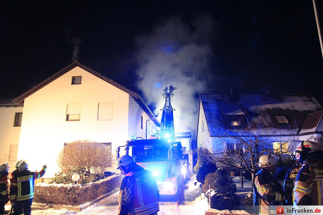Feuer in Schreinerei in Heroldsbach