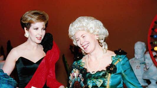 Ingrid Schuck 1992 bei Carolin Reiber im Bayerischen Fernsehen. Foto: Helmut Schuck