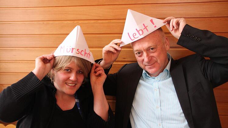 Maria Sattler und Helmut Blank freuen sich auf viele originelle Beiträge für den Wettbewerb. Foto: Heike Beudert