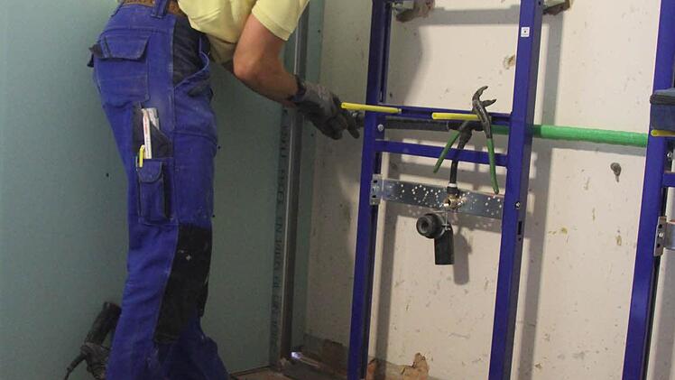 In den Kulmbacher Schulen sind die Handwerker im Einsatz. Foto: Sonja Adam