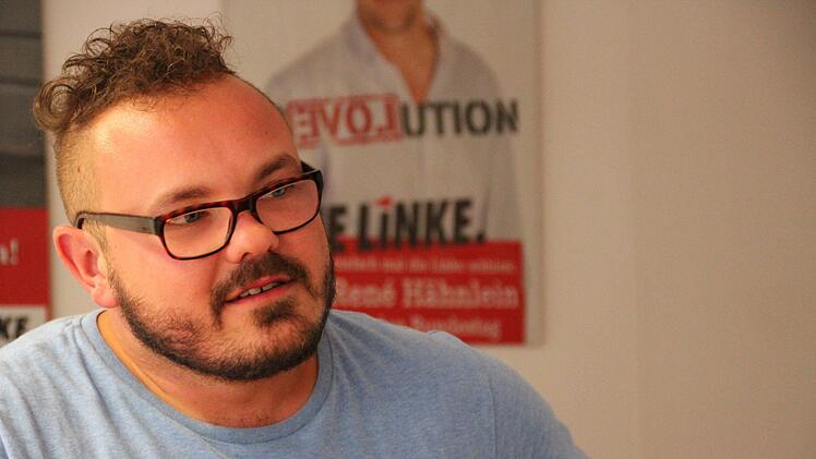 Florian Bätz möchte für die Linke in den bayerischen Landtag einziehen.Foto: Jann Weckel