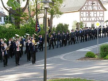 Der Florianstag 2014 in Thundorf. 2021 wäre  Thundorf wieder an der Reihe gewesen, aber Corona verhinderte auch dieses Jahr wieder die Veranstaltung. Foto: Archiv Philipp Bauernschubert
