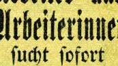 Eine Annonce aus dem Jahr 1901 Quelle: Archiv Weyermann