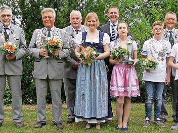 Die neuen Regenten im Königshaus der SG Einberg. Foto: Manja von Nida