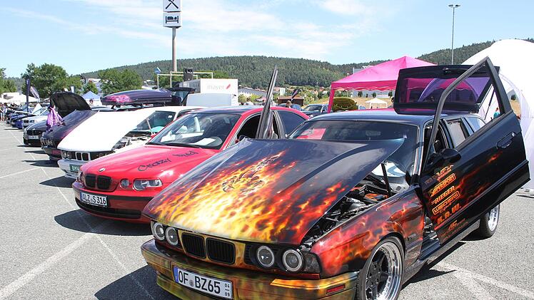 Die Sonderlackierungen waren ein Hingucker.