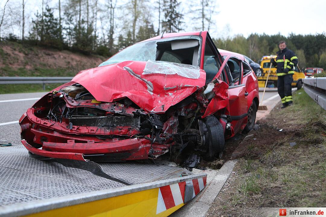 Geisterfahrer-Unfall auf der A73