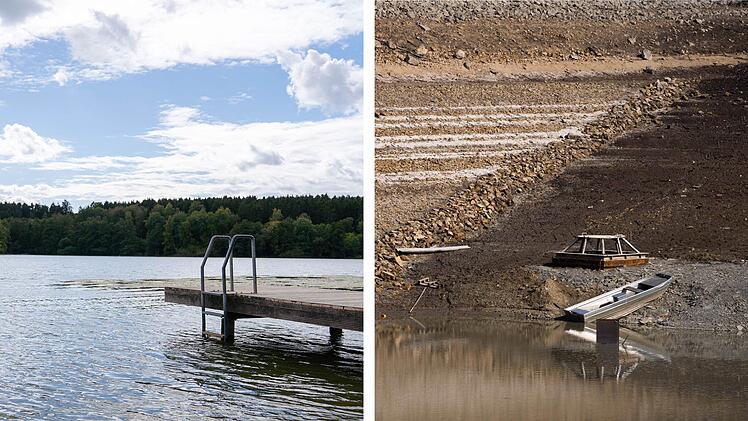 Größter See Unterfrankens wurde abgelassen