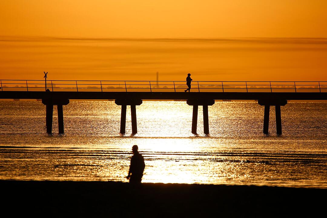 Extreme Hitze in Melbourne