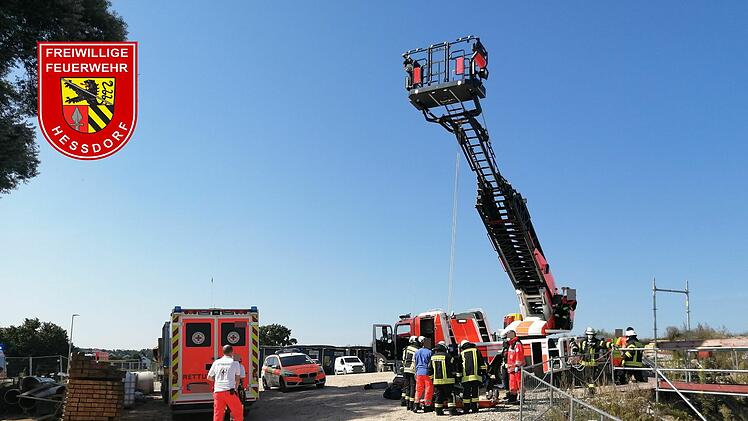 Arbeitsunfall bei Heßdorf