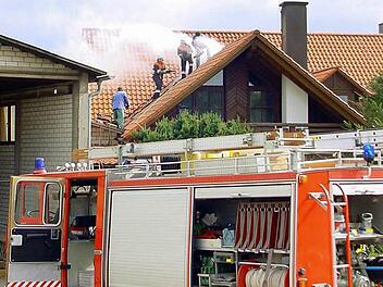 Das Wohnhaus Denningers, in dem im September 2006 ein Brand ausbrach (unser Bild), kam ebenso wie Sägewerk und  Wälder am Vollstreckungsgericht in Bamberg unter den Hammer. Archivfoto: Ralf Kestel