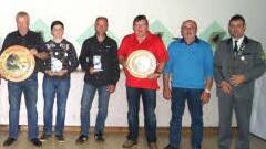 ...Hartmut Heß, Julian Kulke, Rainer Müller, Eckard Welz, Hans Merz und Peter Ultsch. Foto: Schmidt