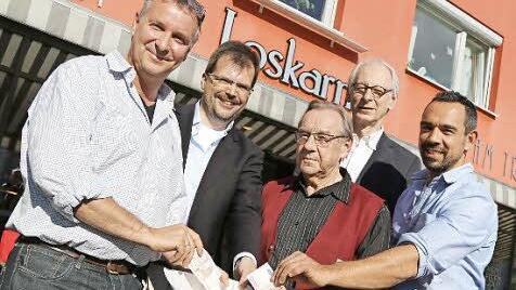 Ein Teil der Initiative aus Bürgerverein und Unternehmern (von links): Thomas Loskarn, Christian Lange, Herbert Geigenberger, Ernst Trebin und Antimo Marotta.