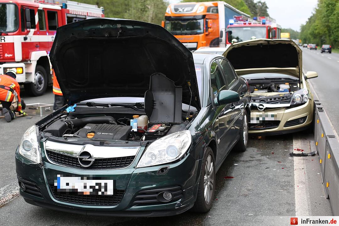 Auffahrunfall in Nürnberg in Regensburger Straße