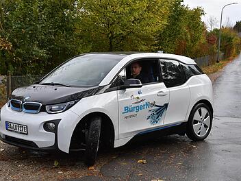 Ein BMW i3 aus dem E-Carsharing-Projekt des Landkreises Foto: Ronald Rinklef