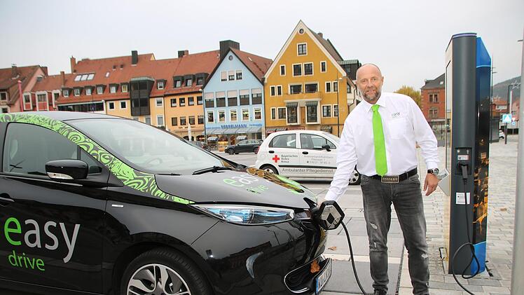 Michael Hilbert will mit "easy drive" den Verkehr in Kulmbach revolutionieren. Foto: Alexander Hartmann